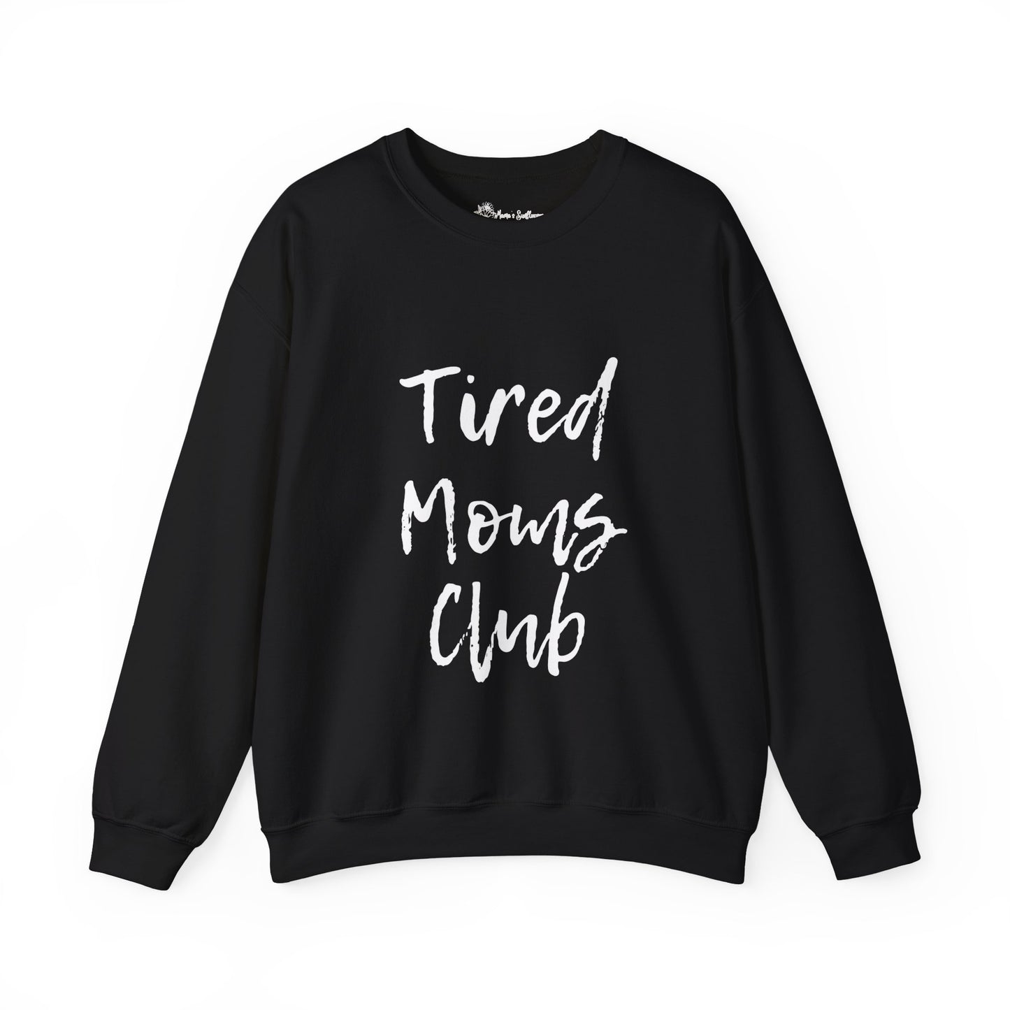 "Tired Moms Club" Unisex Heavy Blendâ„¢ Crewneck Sweatshirt
