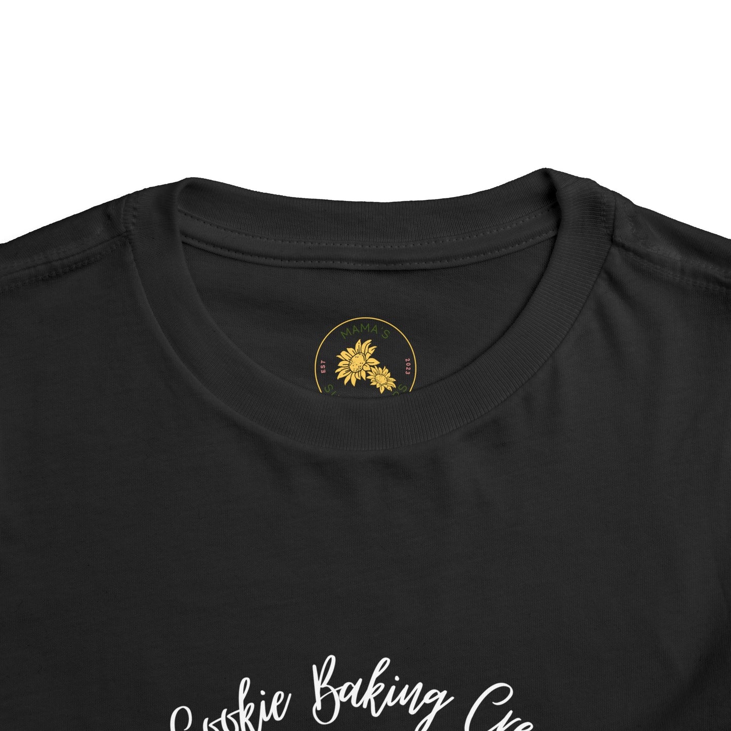 "Cookie Baking Crew - I'm Just Here for the Pictures" Toddler Short Sleeve Tee