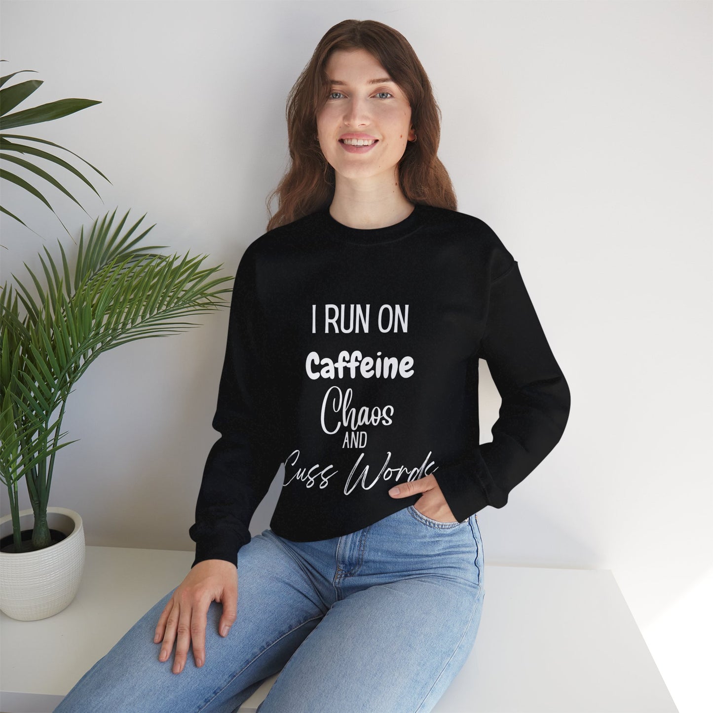 "I Run On..." Unisex Heavy Blend™ Crewneck Sweatshirt