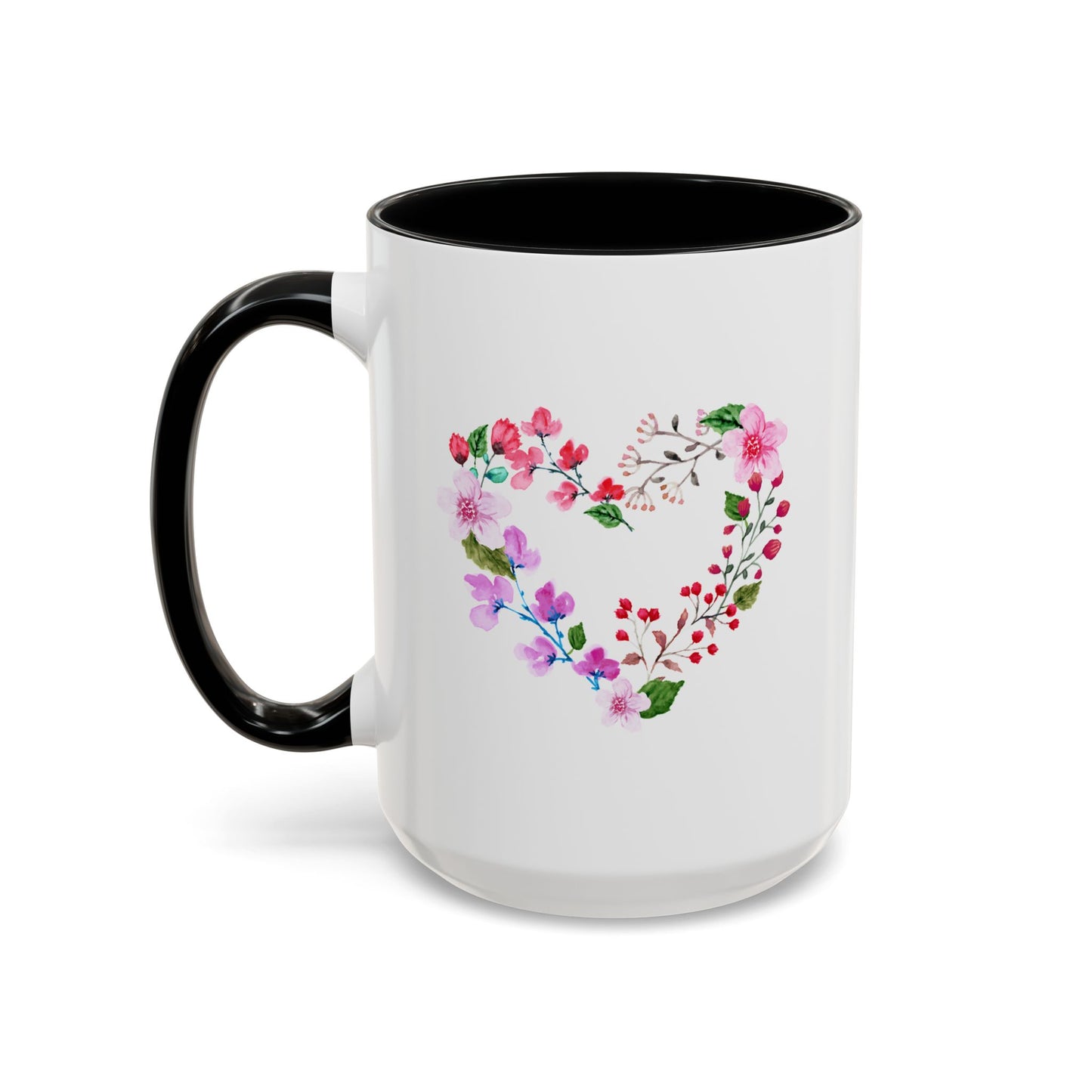 Flower Heart Coffee Mug