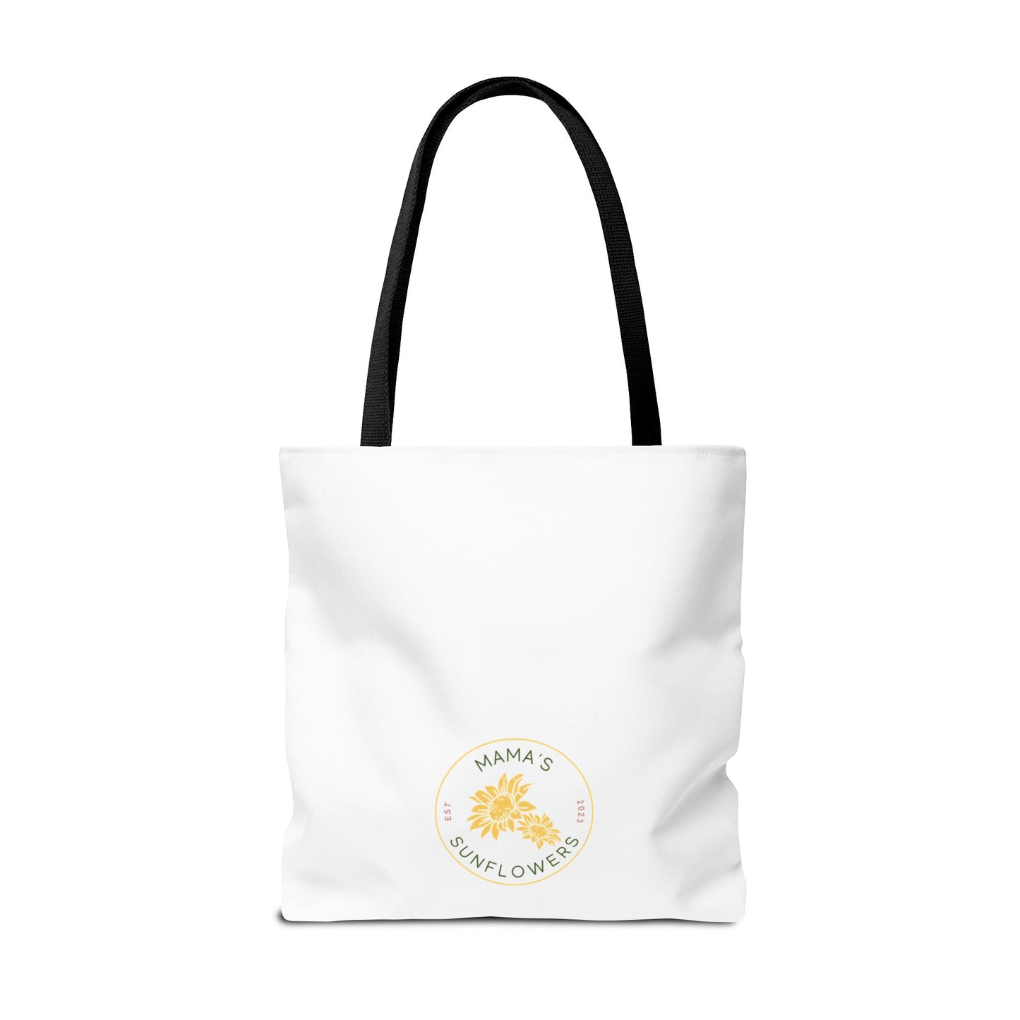 "Messy Buns, Coffee Runs, Endless Mom Fun" White Tote