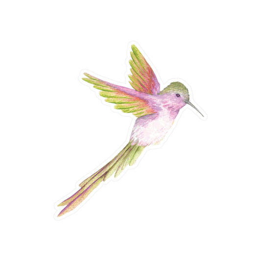 Humming Bird Kiss-Cut Vinyl Decal