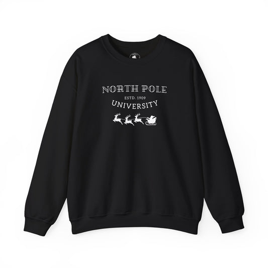 "North Pole University" Unisex Heavy Blend™ Crewneck Sweatshirt