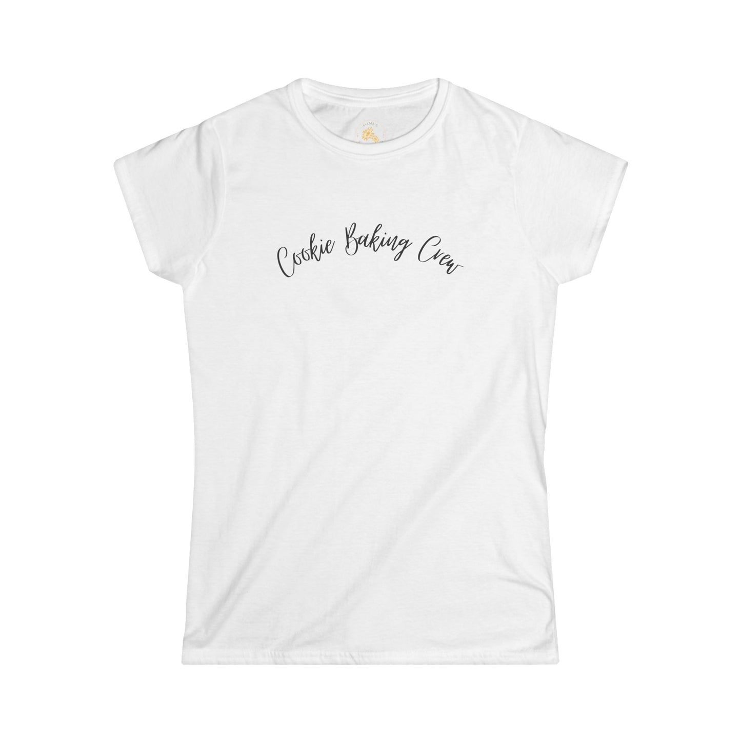 "Cookie Baking Crew - I'm Just Here for the Pictures" - Women's Softstyle Tee