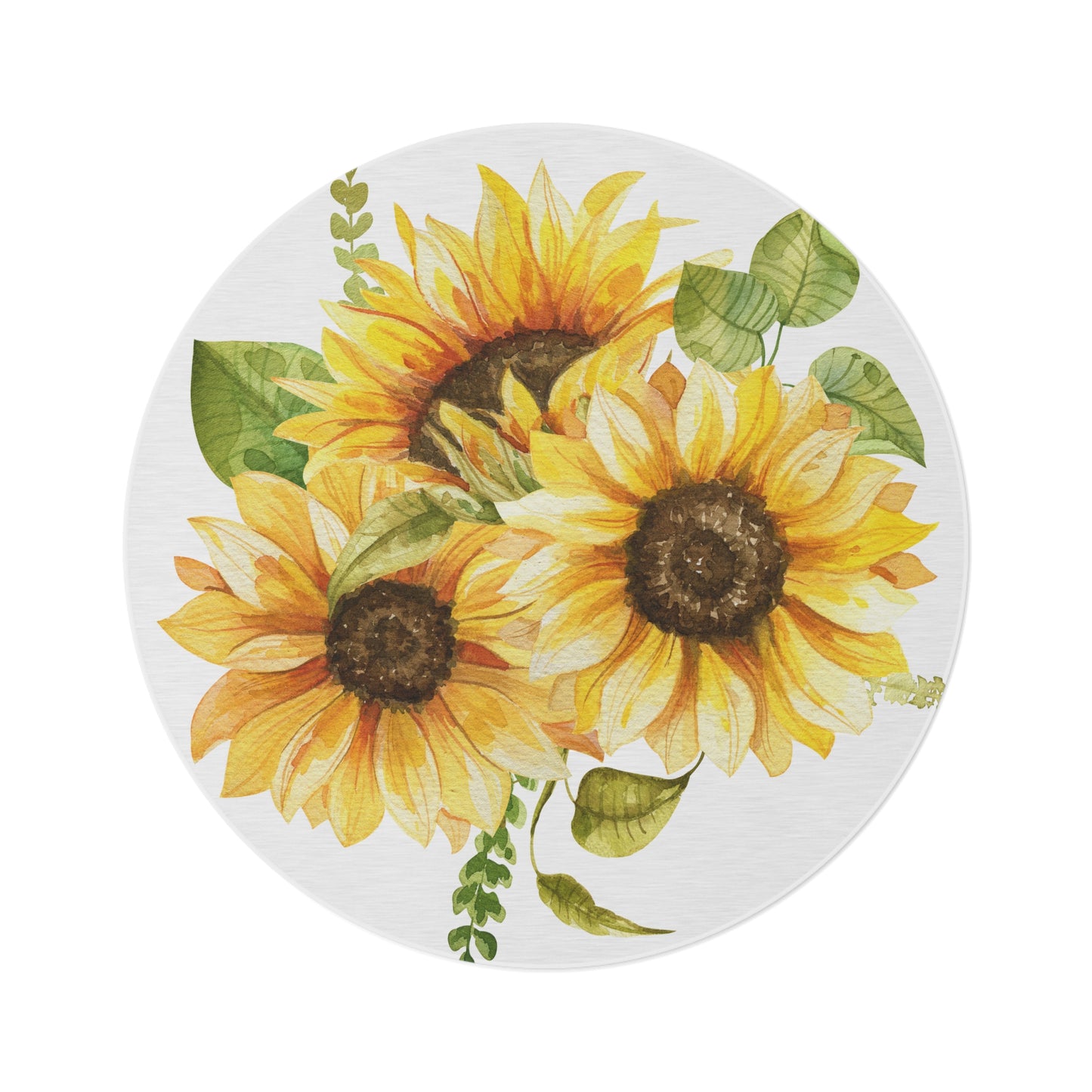 Sunflower Round Rug