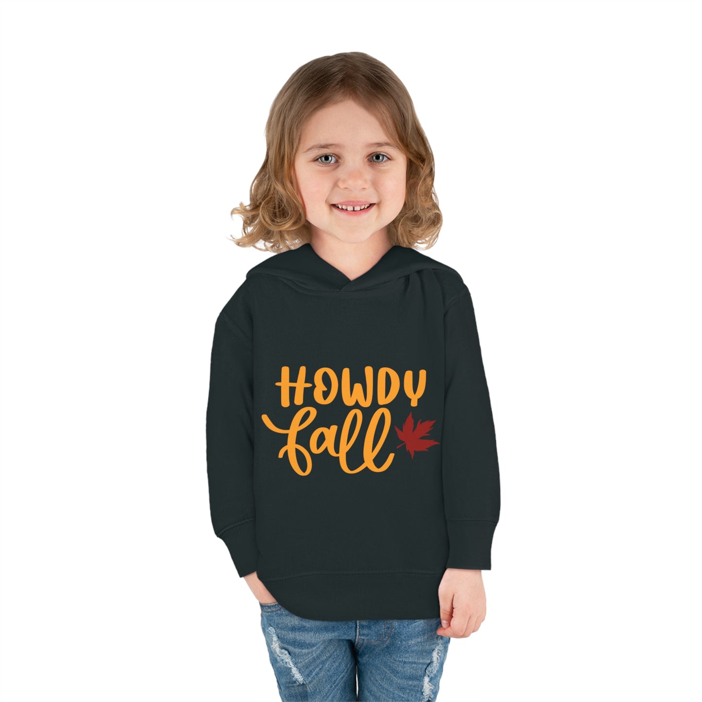 "Howdy Fall" Toddler Pullover Fleece Hoodie