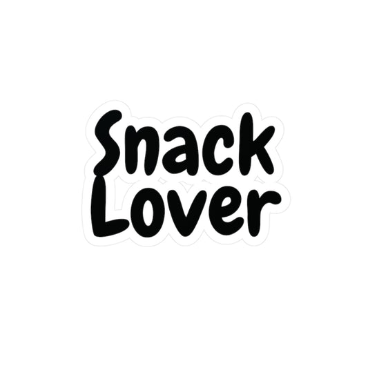 "Snack Lover" Kiss-Cut Vinyl Decal