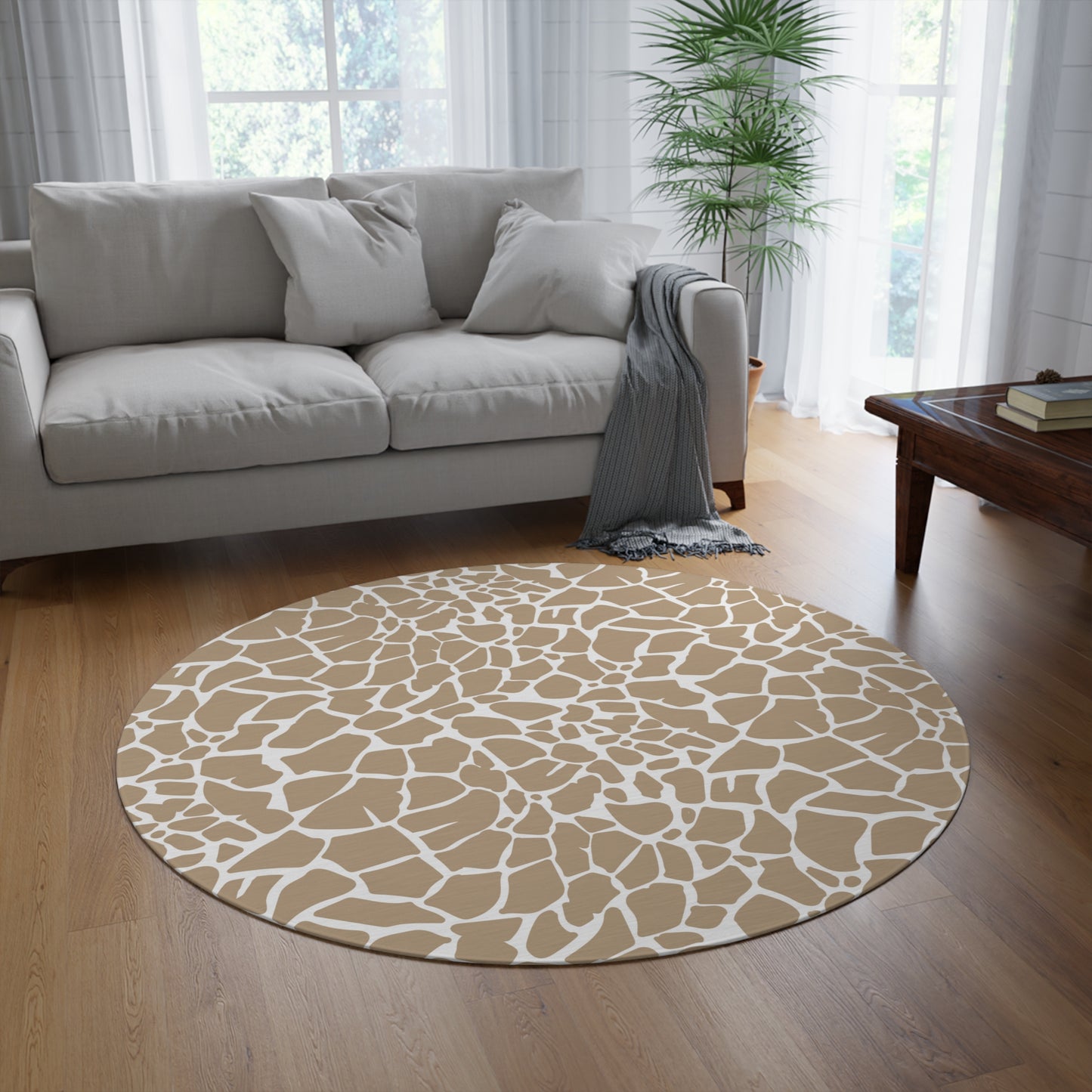 Giraffe Round Rug