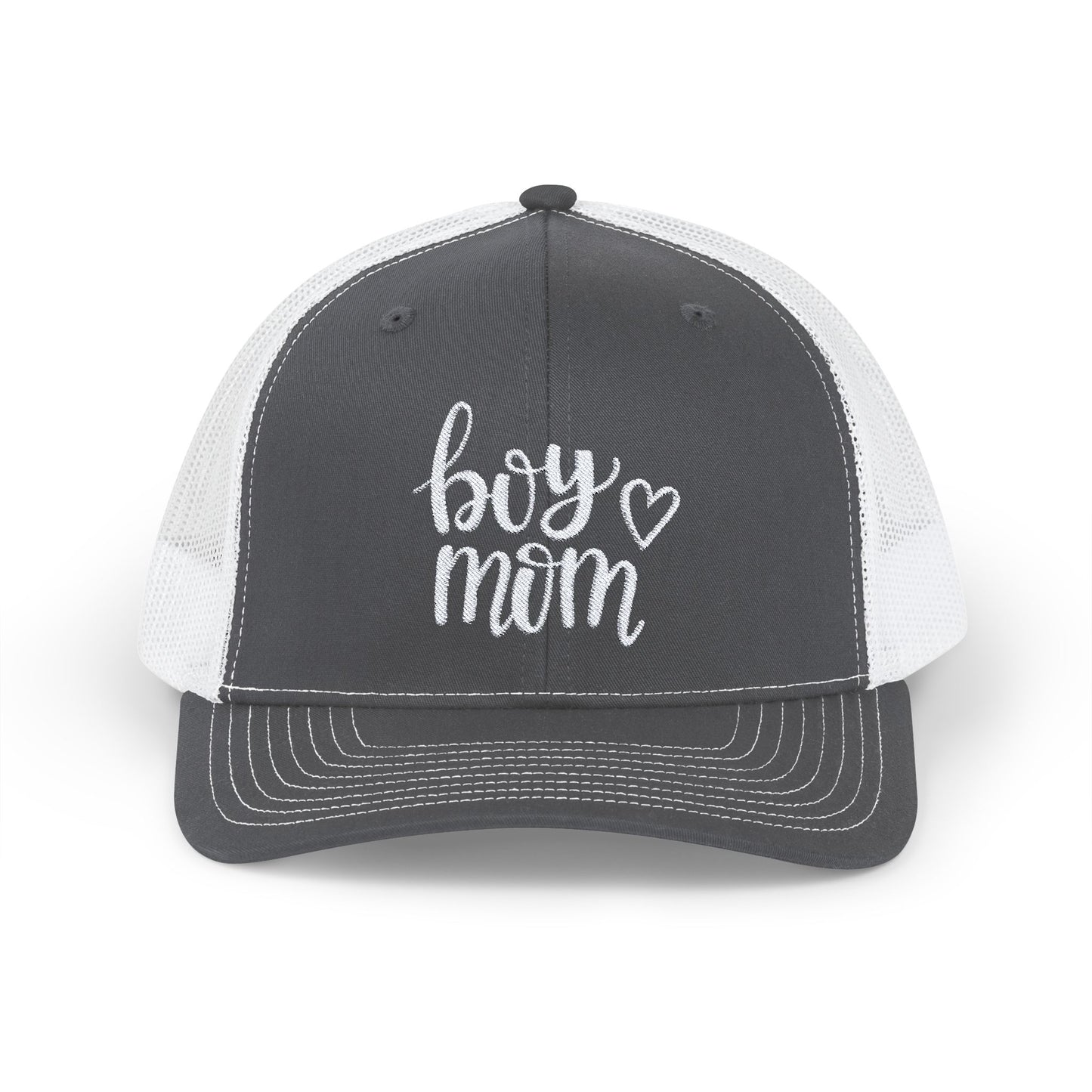 Boy Mom Snapback Trucker Cap