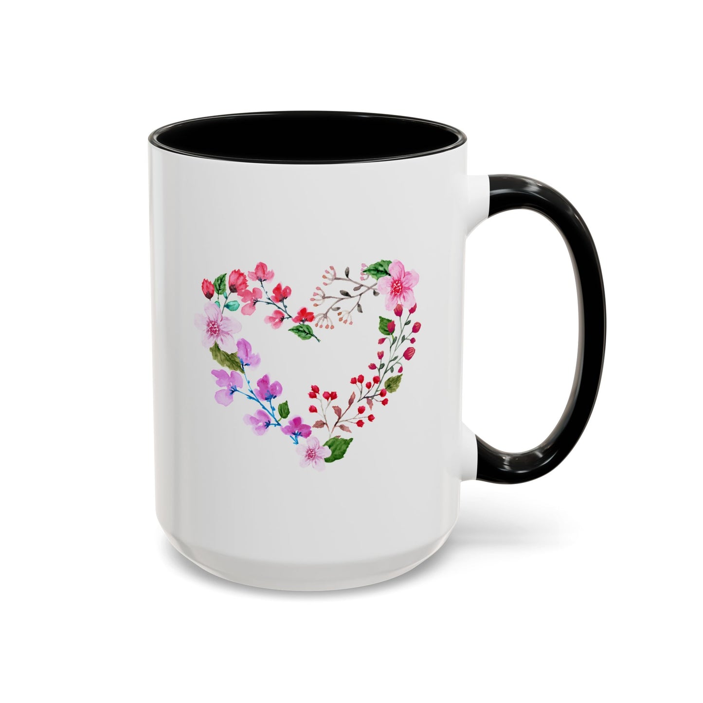 Flower Heart Coffee Mug