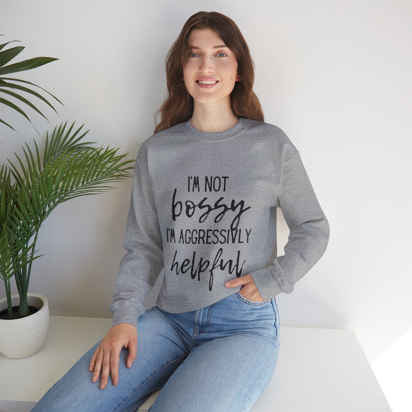 "I'm Not Bossy" Unisex Heavy Blend™ Crewneck Sweatshirt