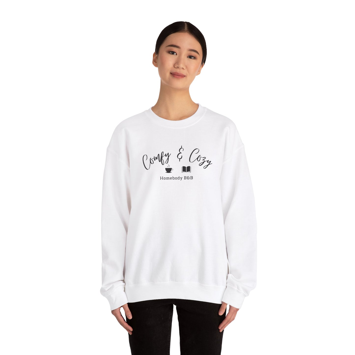 "Comfy & Cozy" Unisex Heavy Blend™ Crewneck Sweatshirt