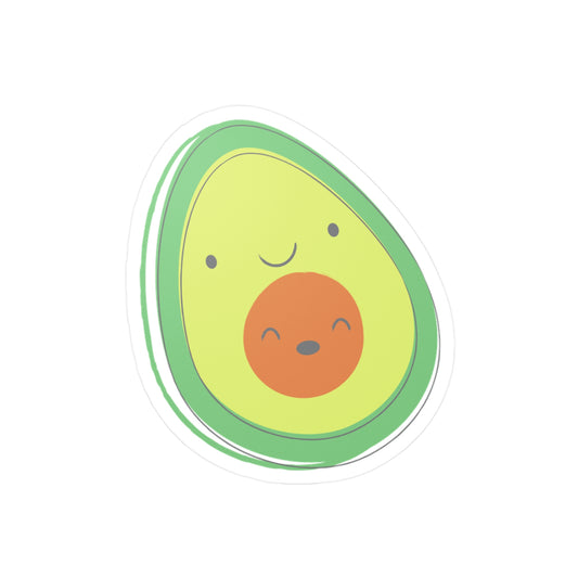 Pregnant Avocado Kiss-Cut Vinyl Decal