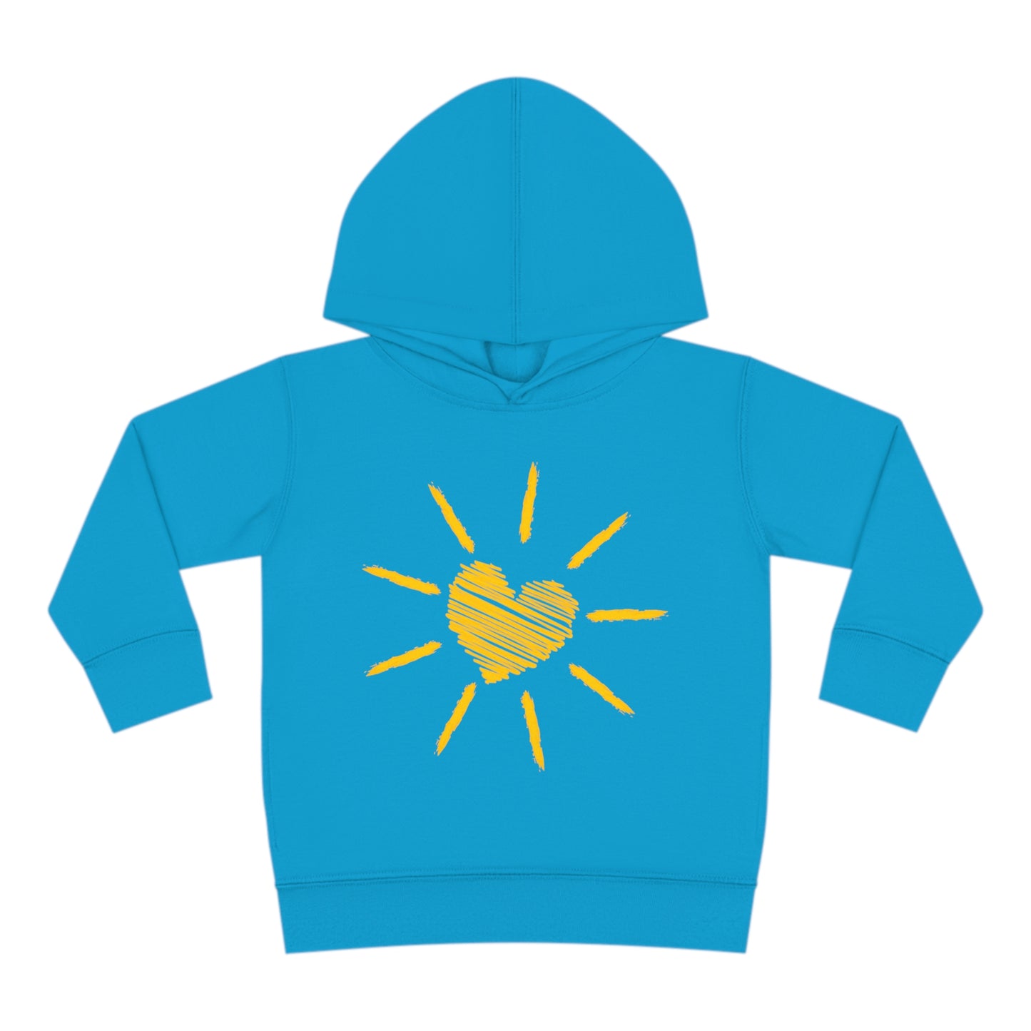 Heart Sun Toddler Pullover Fleece Hoodie