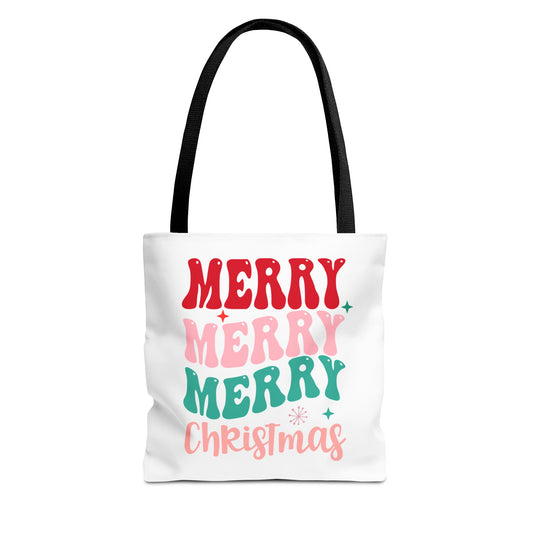 Merry Merry Merry Christmas Tote Bag