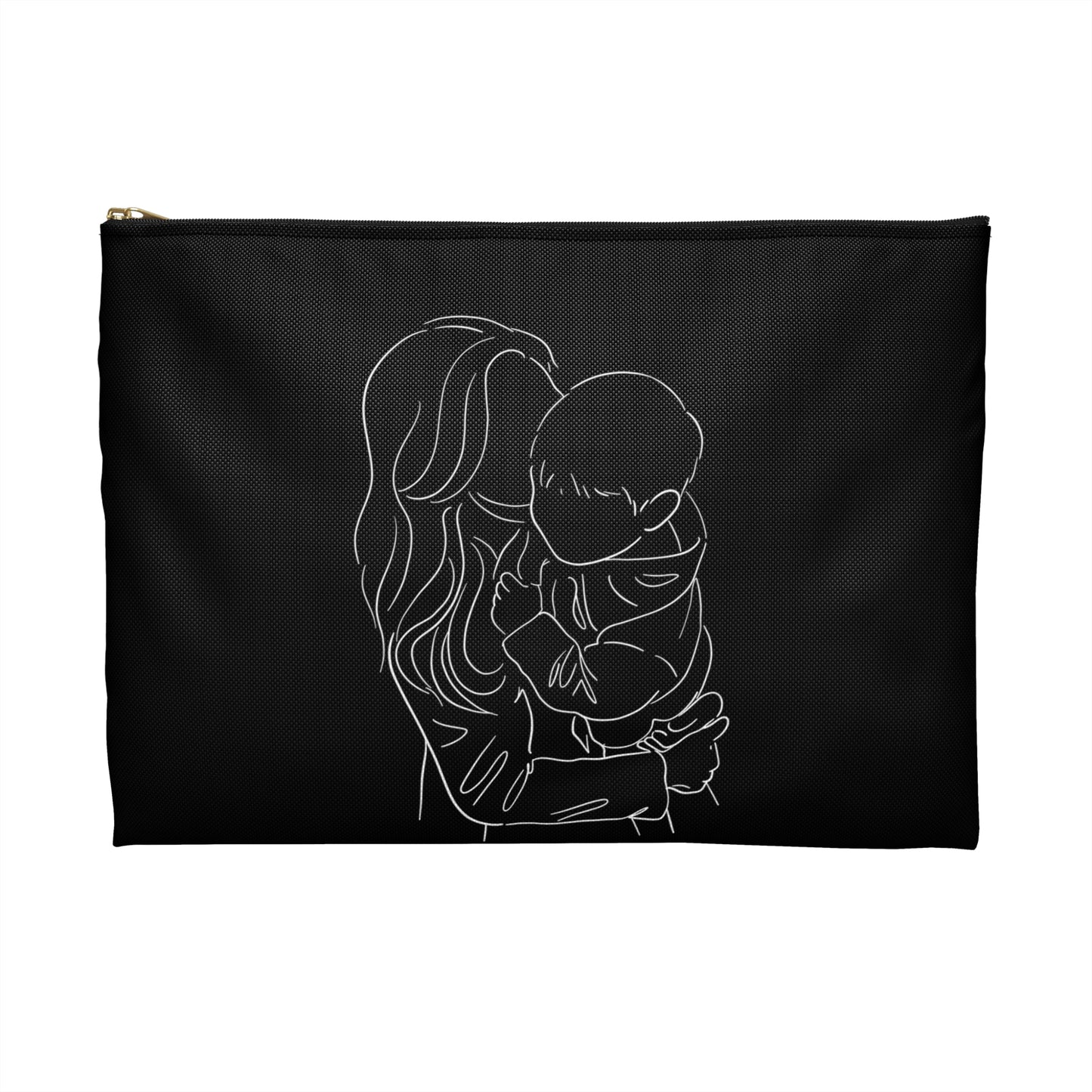 "Mom Things" Black Accessory Pouch