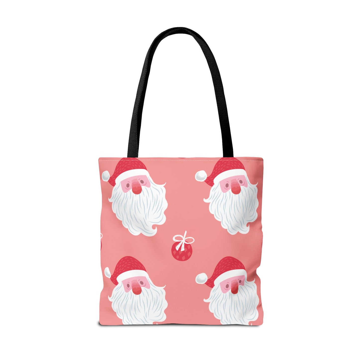 Pink Santa Repeat Tote Bag