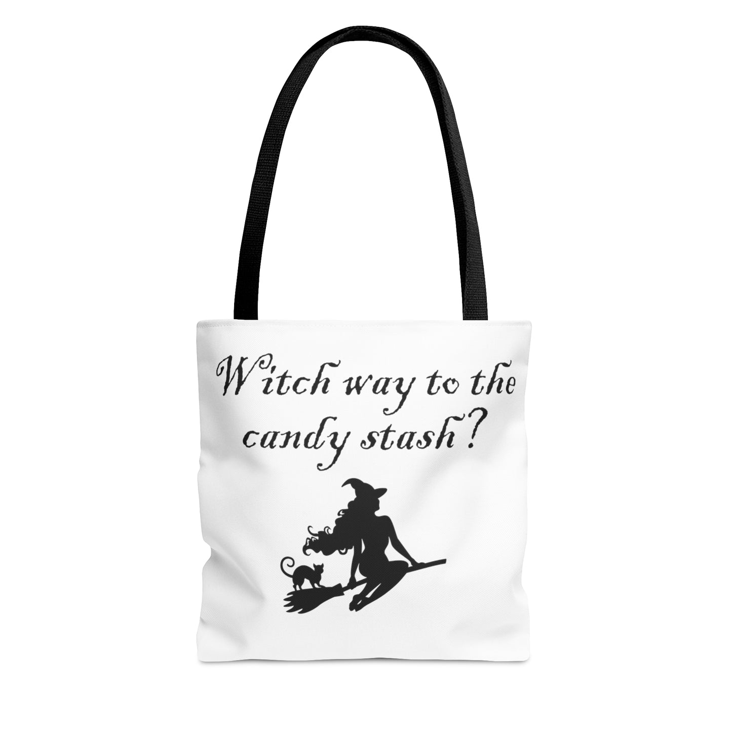 "Witch Way to the Candy Stash" Tote Bag