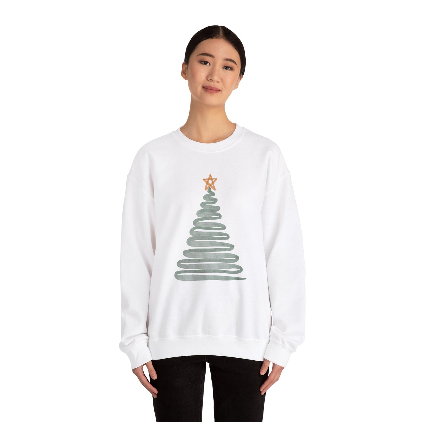 Christmas Tree Unisex Heavy Blend™ Crewneck Sweatshirt