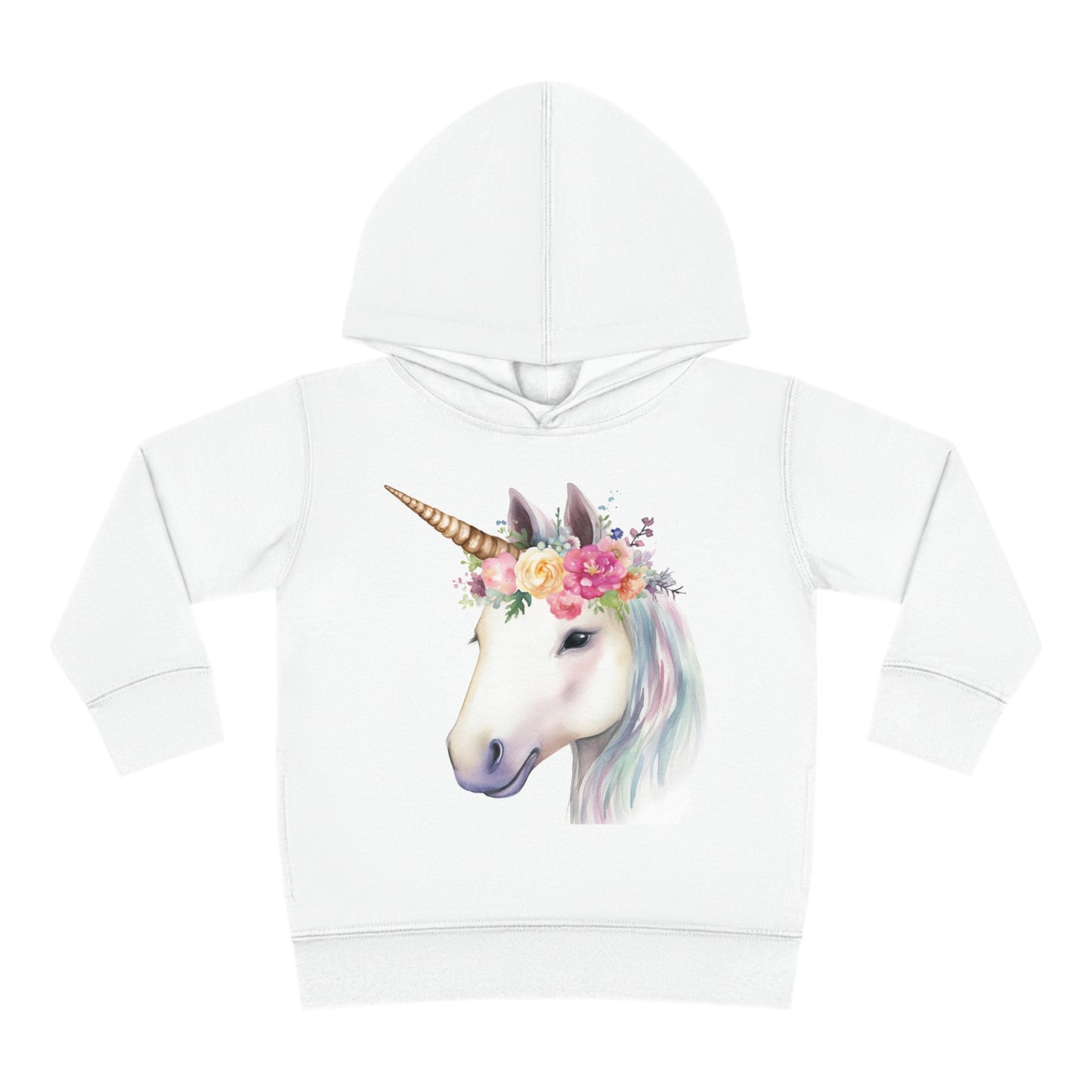 Unicorn Toddler Pullover Fleece Hoodie