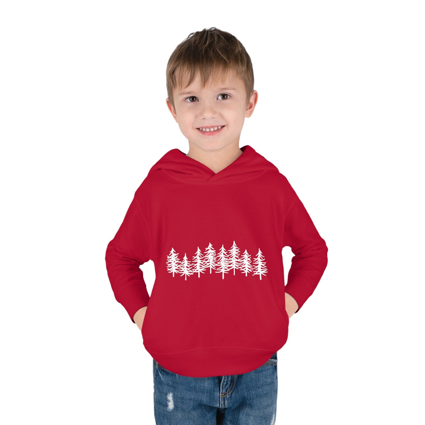 Trees Toddler Pullover Fleece Hoodie