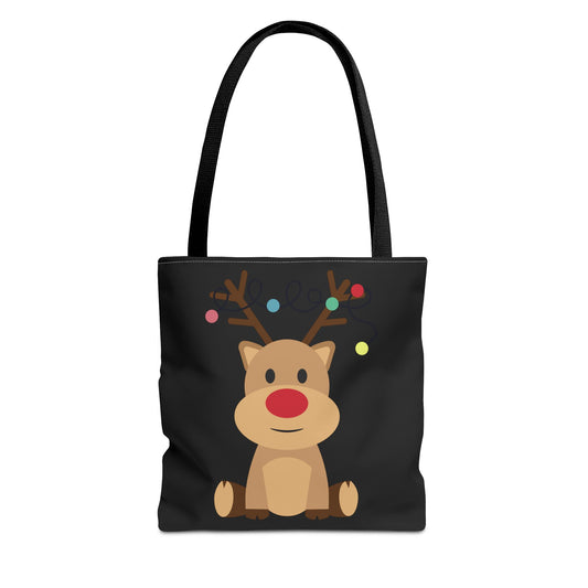 Christmas Reindeer Tote Bag