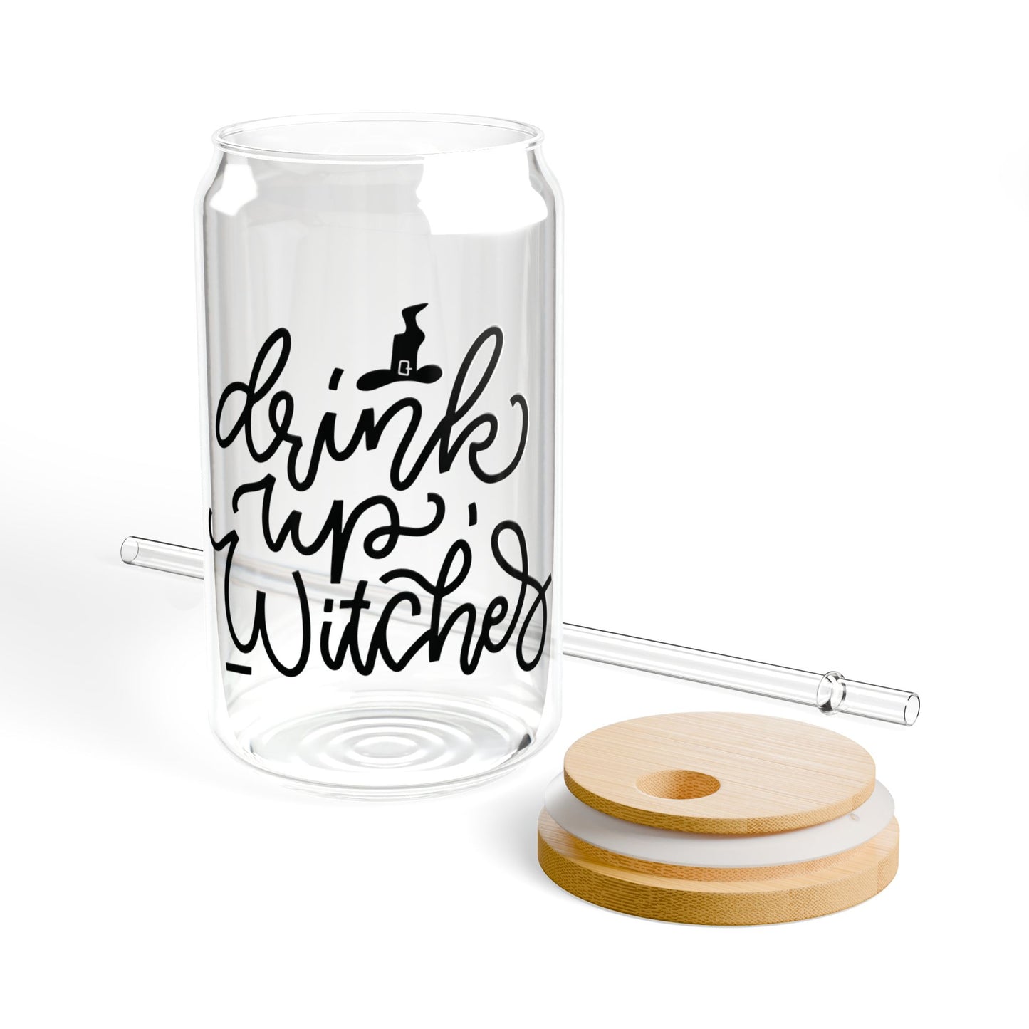 "Drink Up Witches" Sipper Glass, 16oz