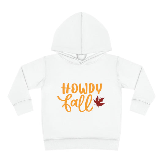 "Howdy Fall" Toddler Pullover Fleece Hoodie