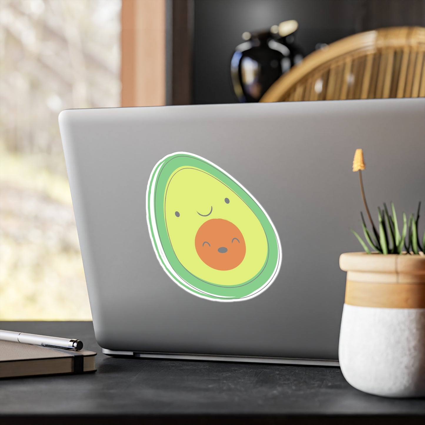 Pregnant Avocado Kiss-Cut Vinyl Decal