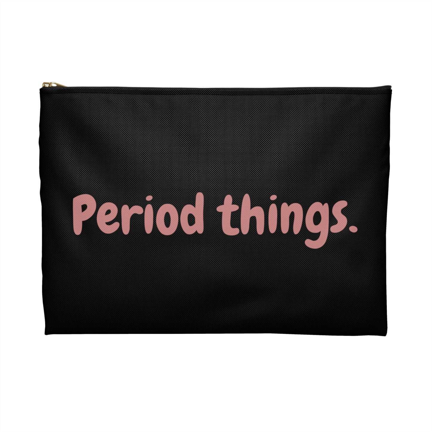 "Period Things" Sunflower Uterus Accessory Pouch