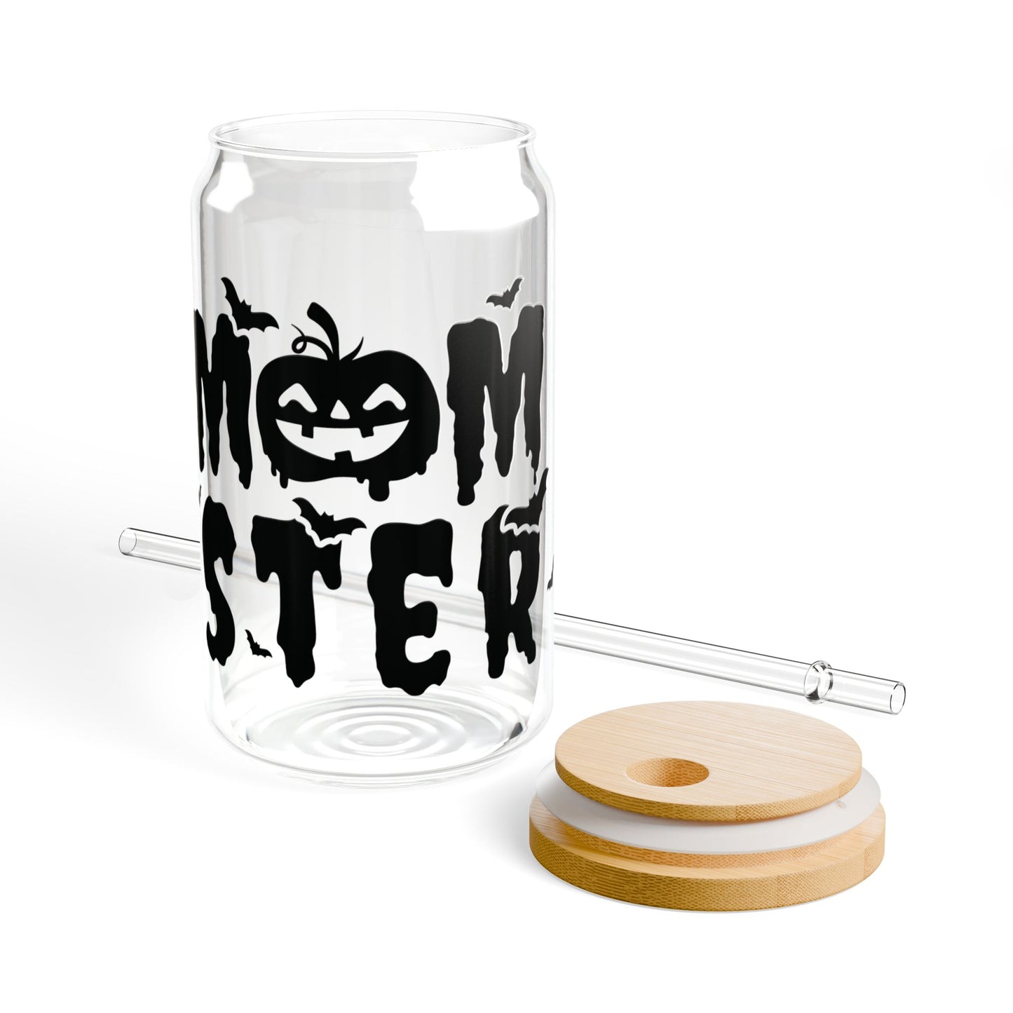 "Momster" Sipper Glass, 16oz