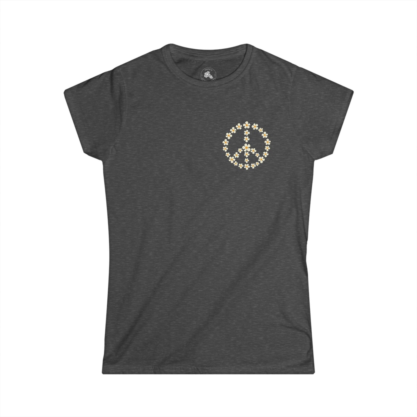 Flower Peace "Mama" - Women's Softstyle Tee