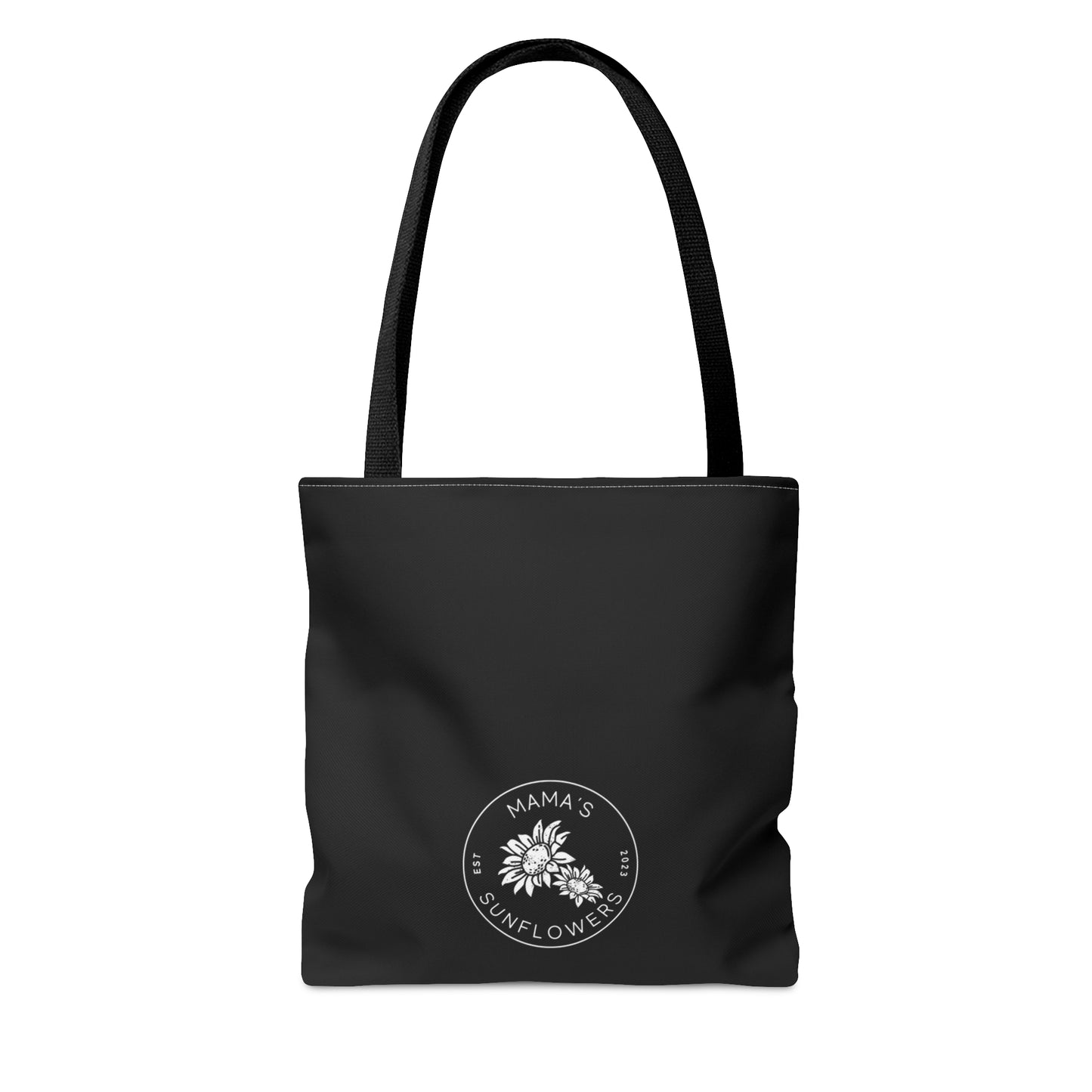 "Sorry I'm late, I have kids" Black Tote Bag