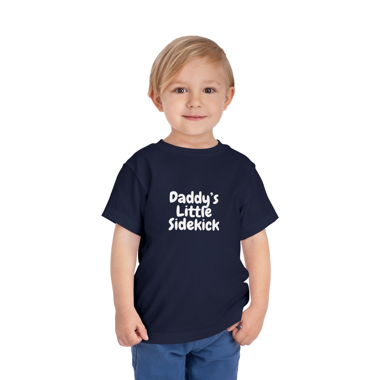 "Daddy's Little Sidekick" Toddler Short Sleeve Tee