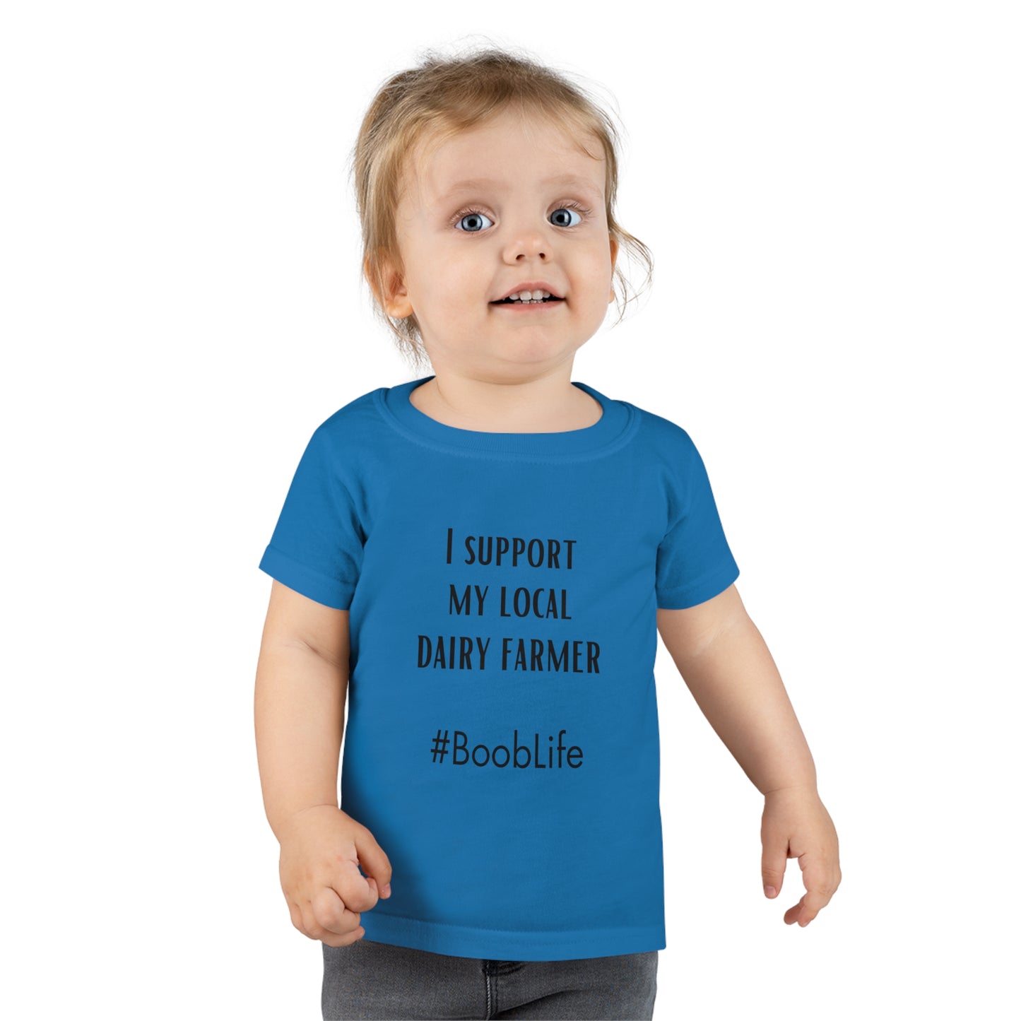 I Support My Local Dairy Farmer Toddler T-shirt