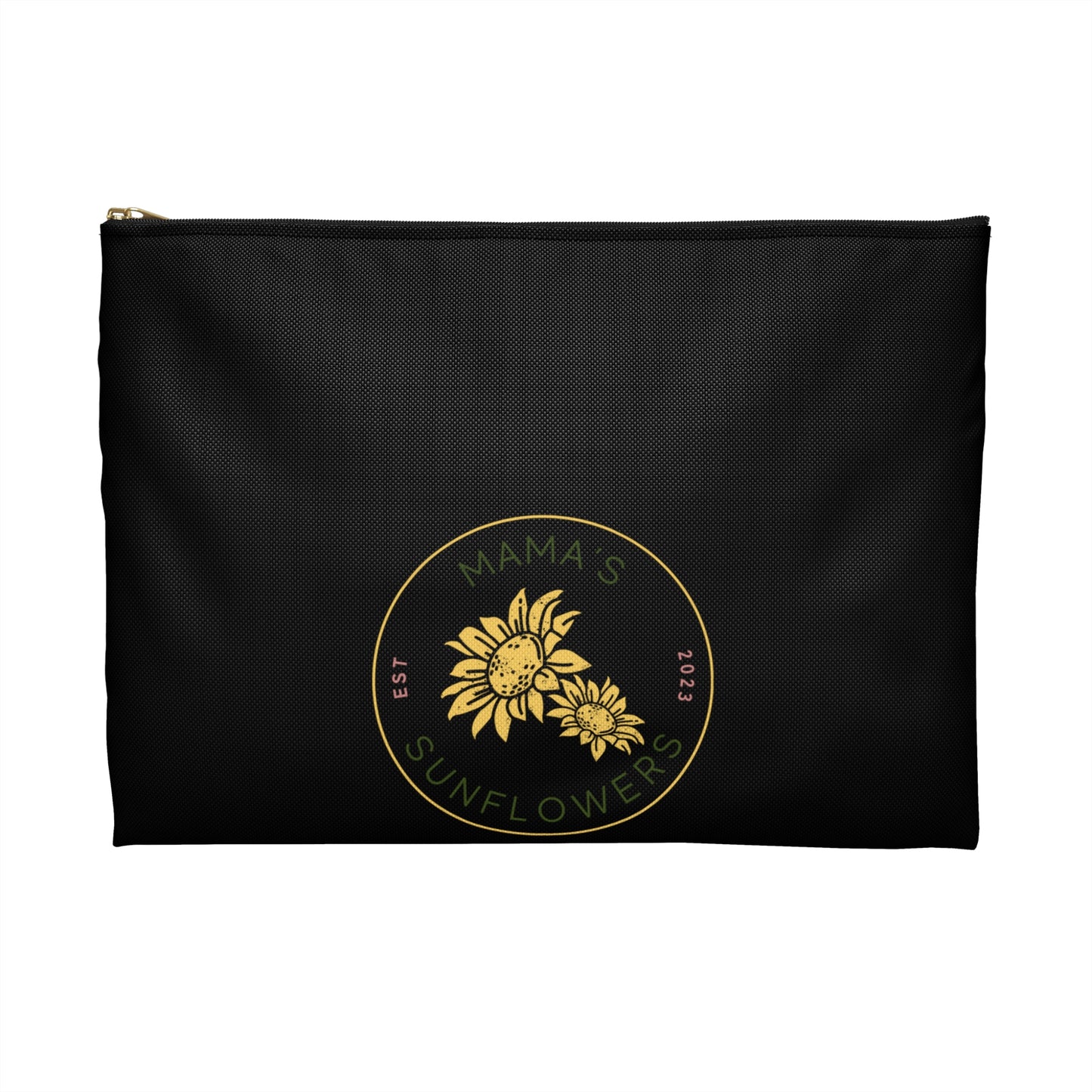 "Beach Life" Black Accessory Pouch