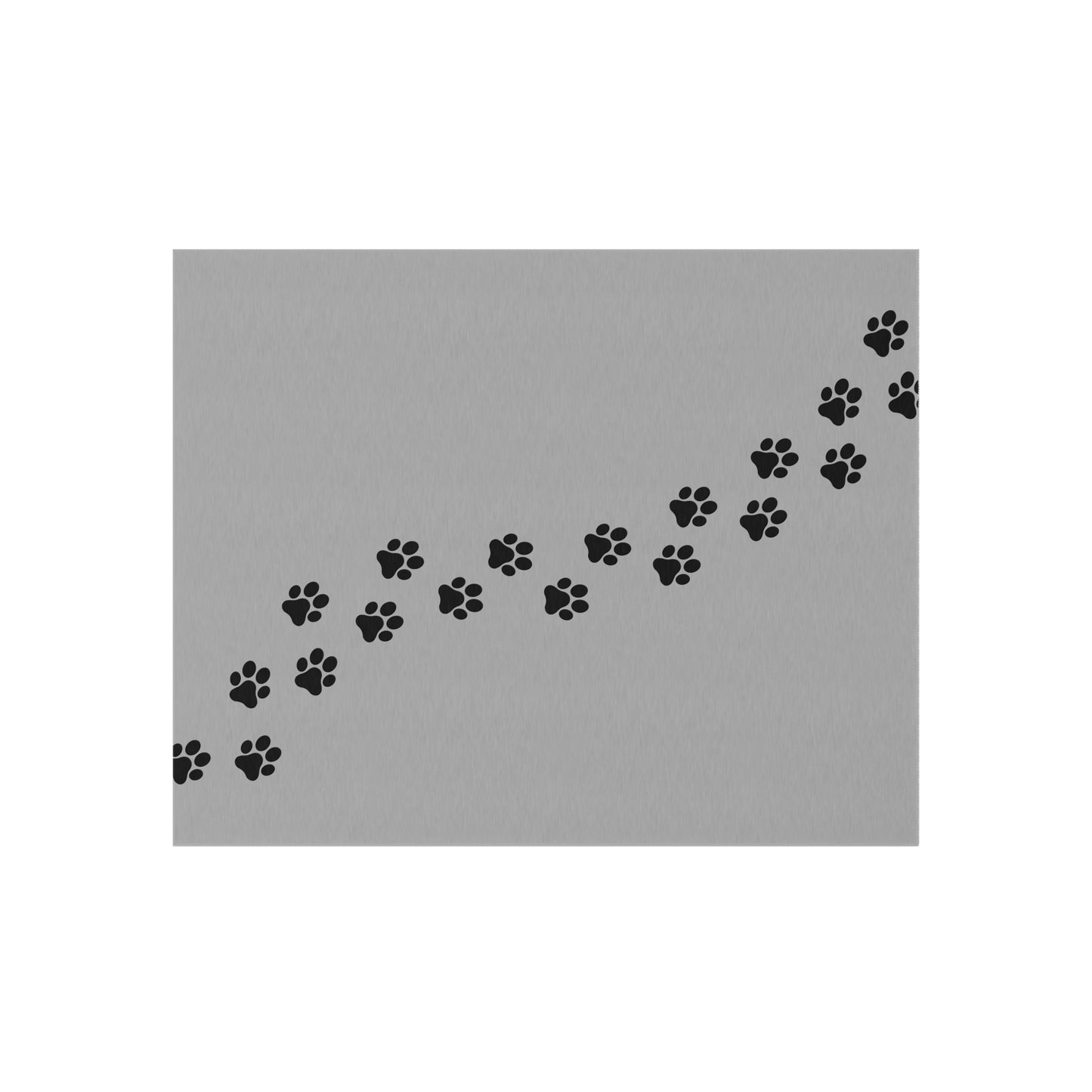 Paw Prints Walking Outdoor Rug