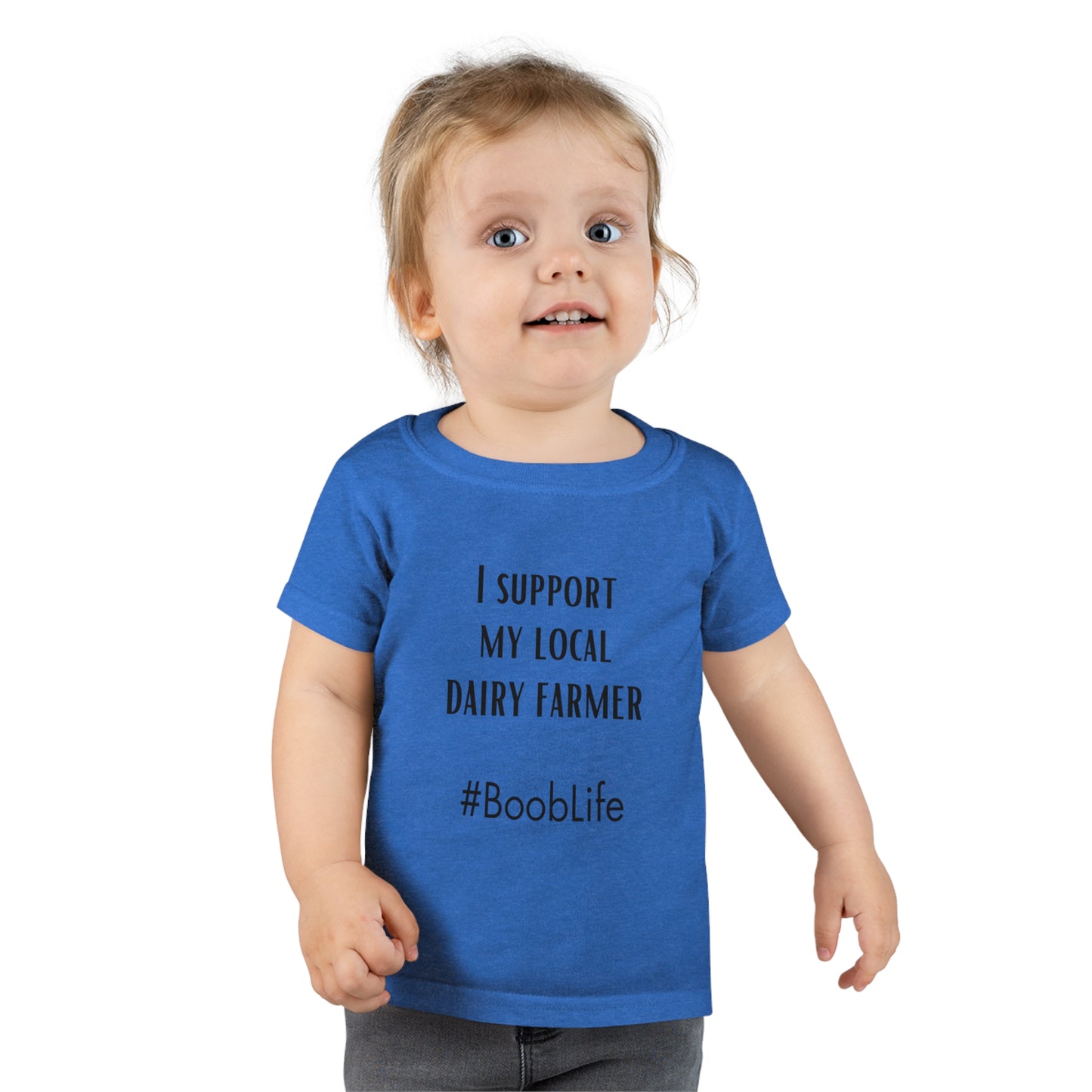 I Support My Local Dairy Farmer Toddler T-shirt