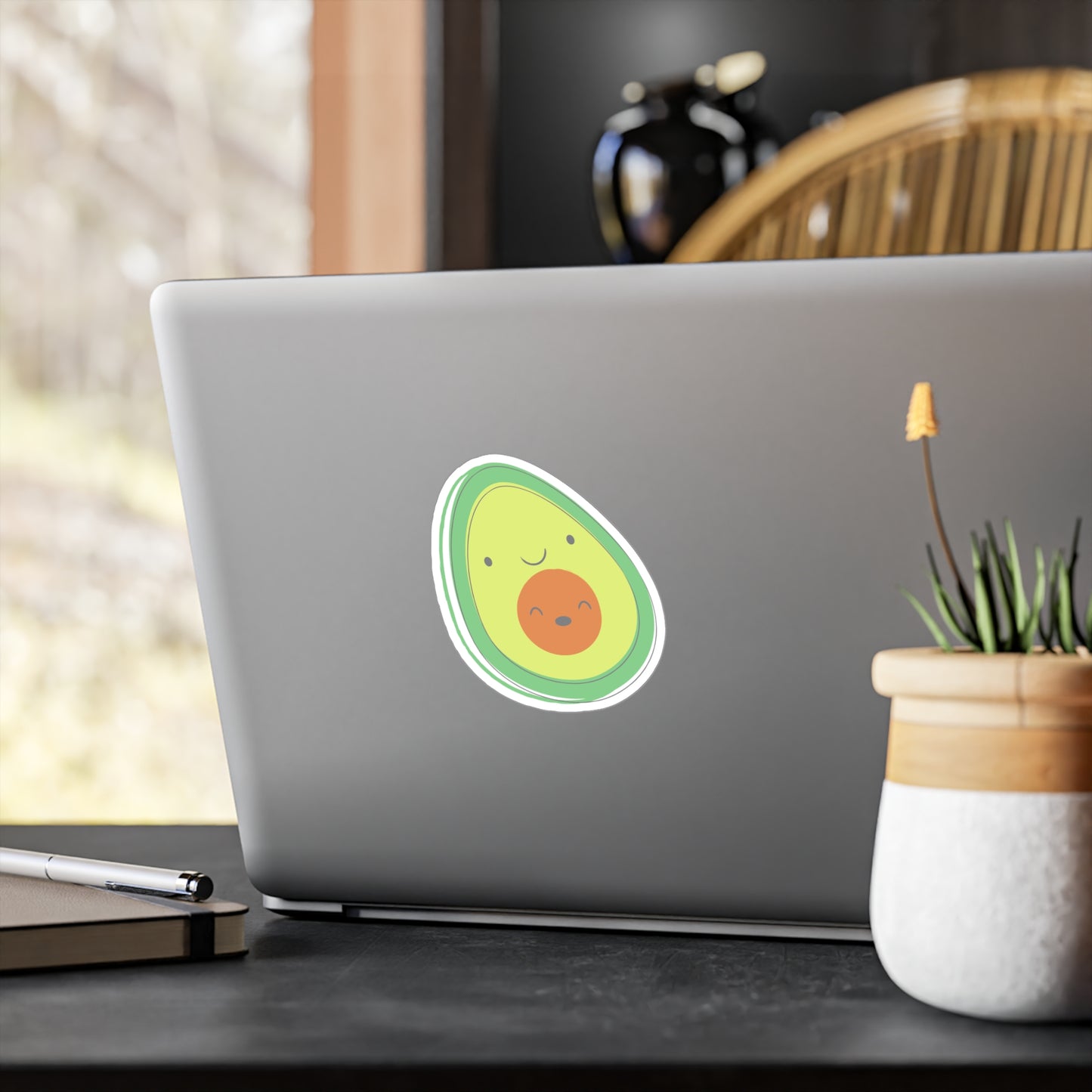 Pregnant Avocado Kiss-Cut Vinyl Decal