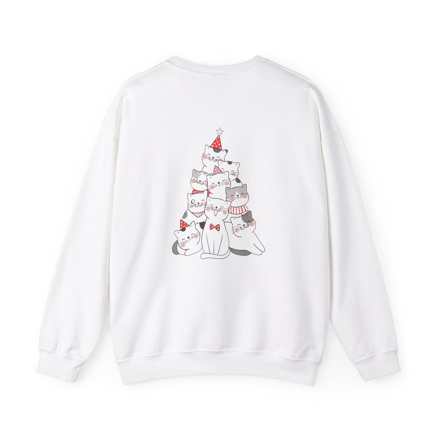 "Merry Catmas" Unisex Heavy Blend™ Crewneck Sweatshirt