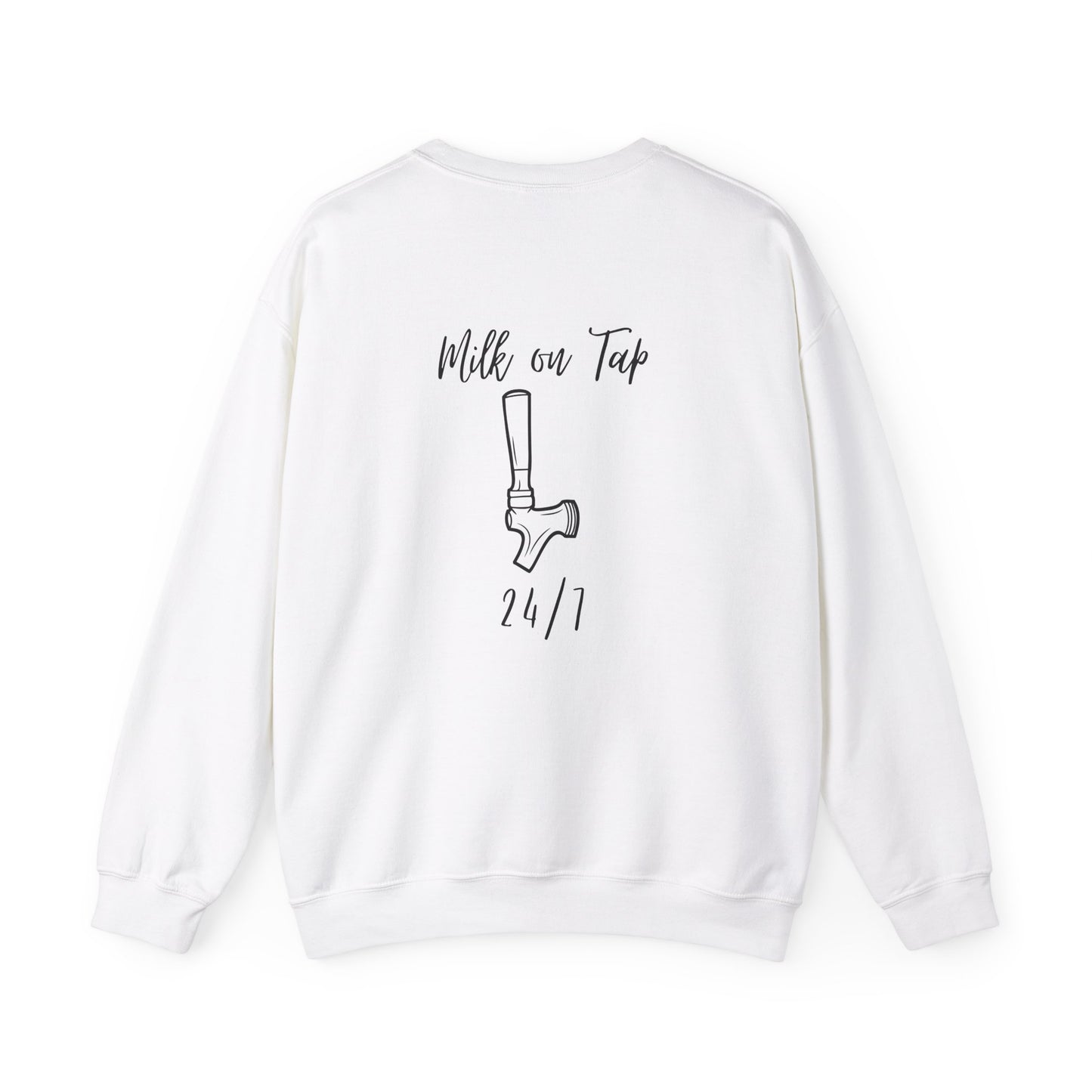 "Milk on Tap" Unisex Heavy Blend™ Crewneck Sweatshirt