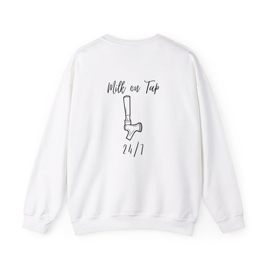 "Milk on Tap" Unisex Heavy Blend™ Crewneck Sweatshirt