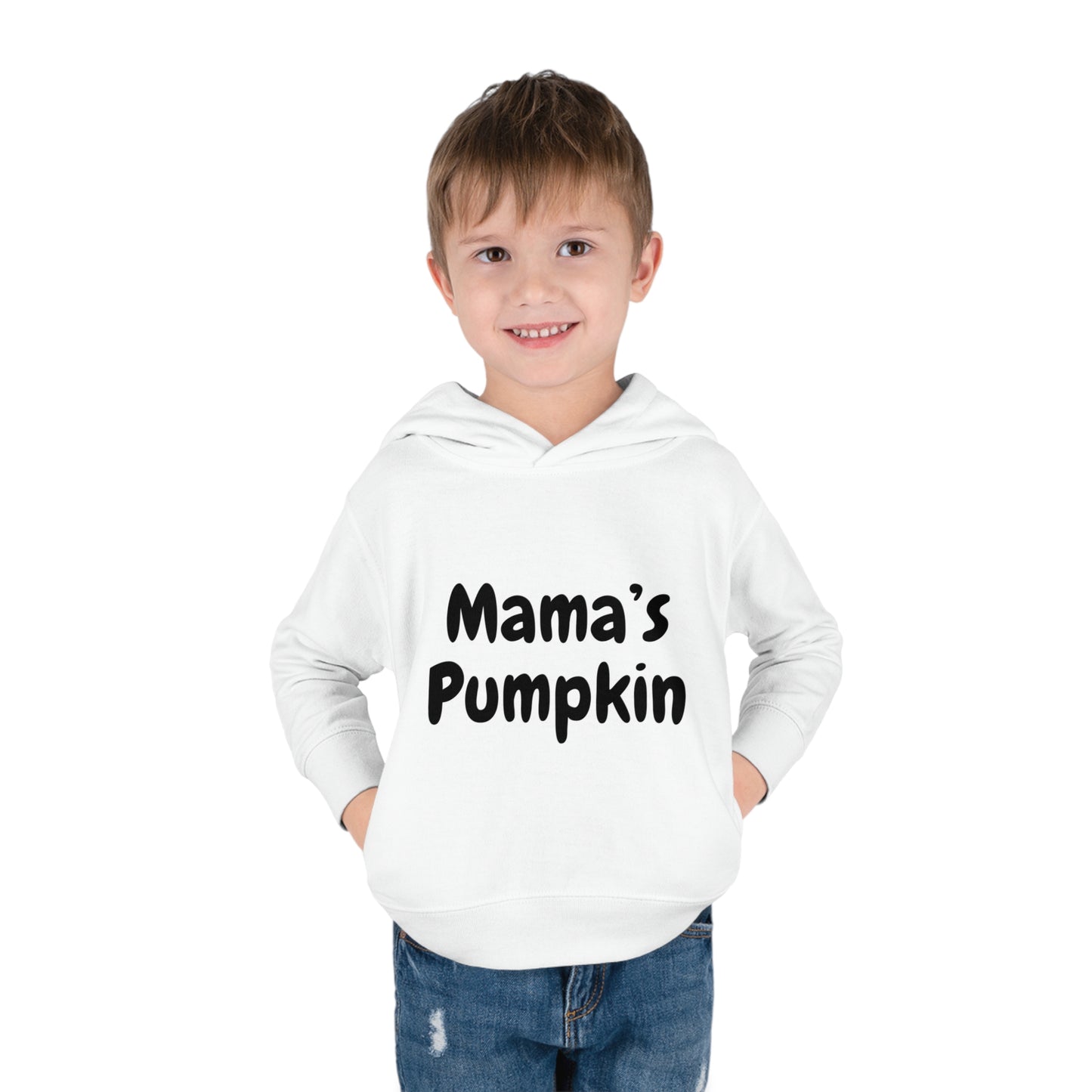 "Mama's Pumpkin" Toddler Pullover Fleece Hoodie