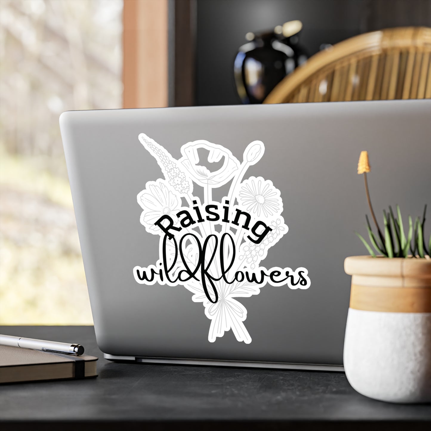 "Raising Wildflowers" Kiss-Cut Vinyl Decal