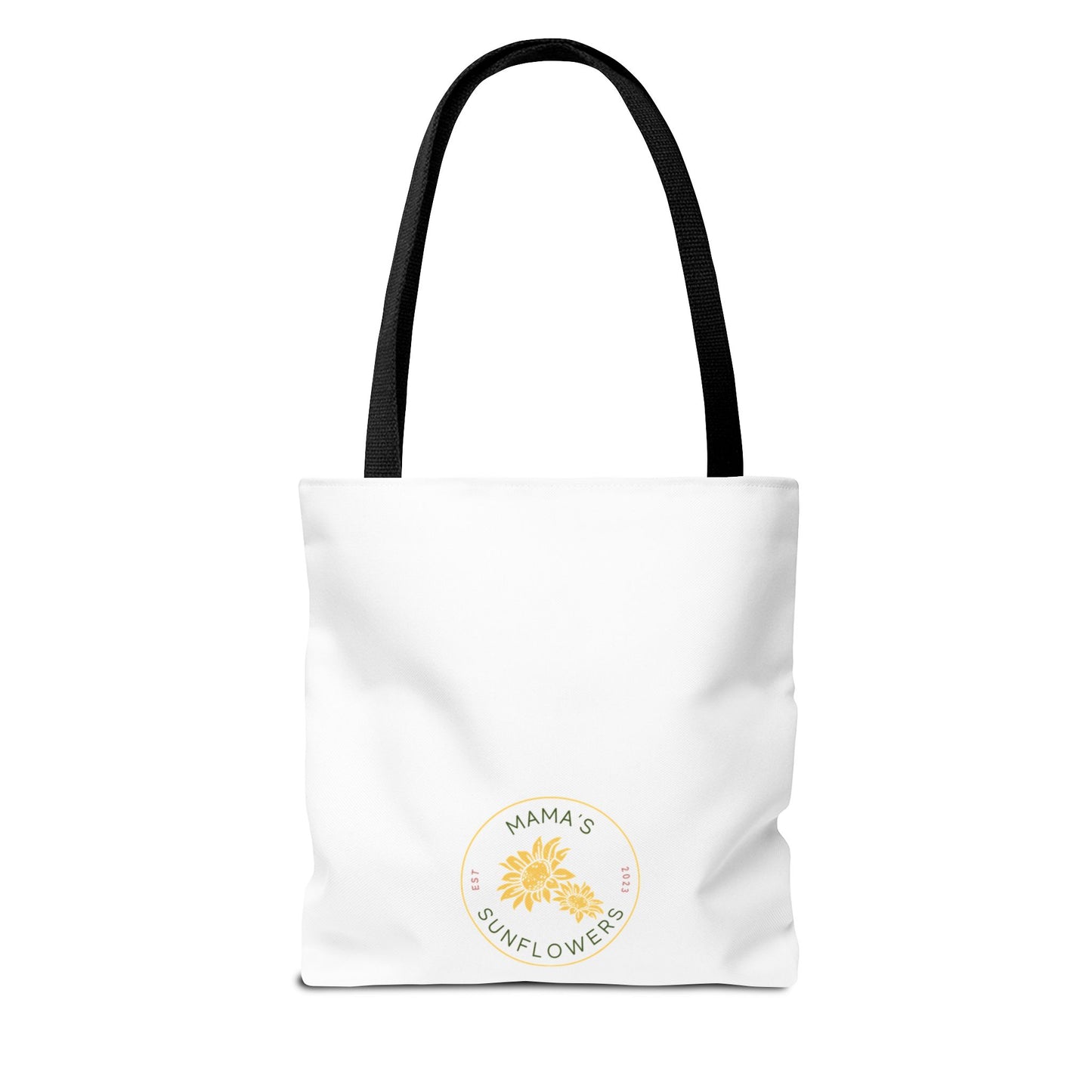 "Mom Life: Where Coffee is a Life Line and Silence means Trouble" White Tote