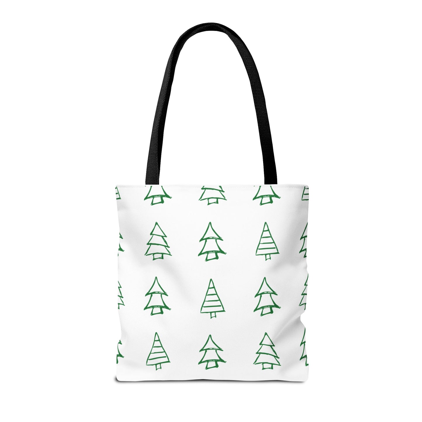 Christmas Tree White Tote Bag