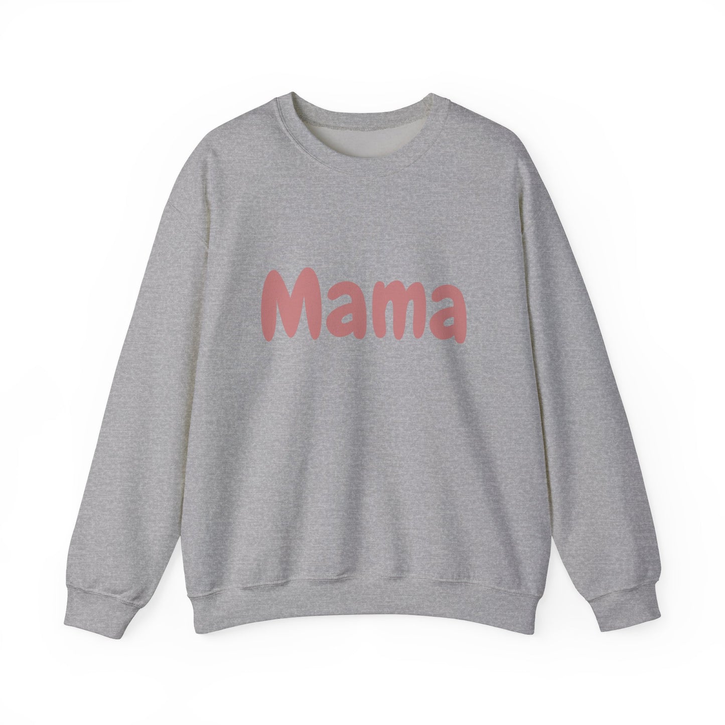 "Mama" in Pink Unisex Heavy Blend™ Crewneck Sweatshirt