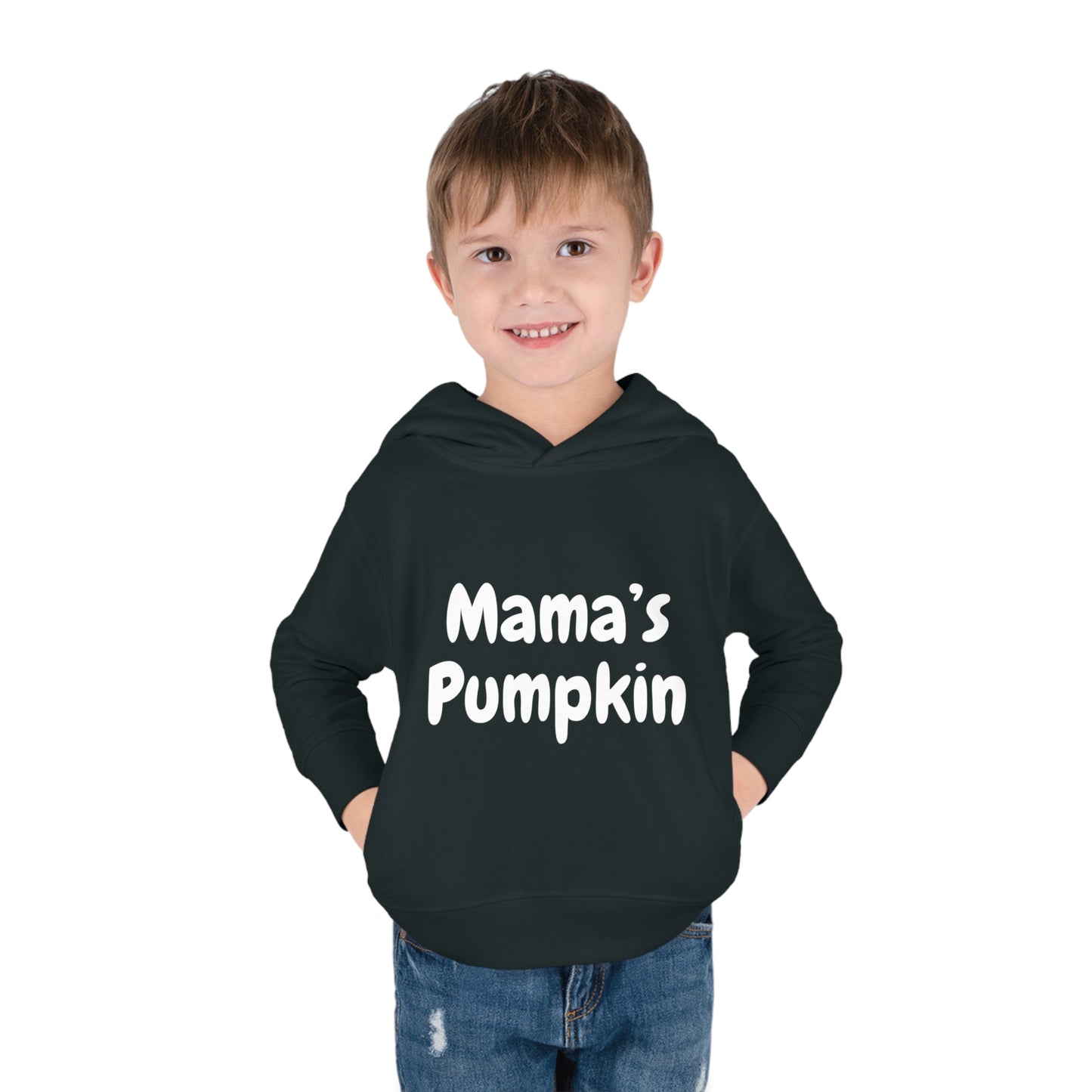 "Mama's Pumpkin" Toddler Pullover Fleece Hoodie