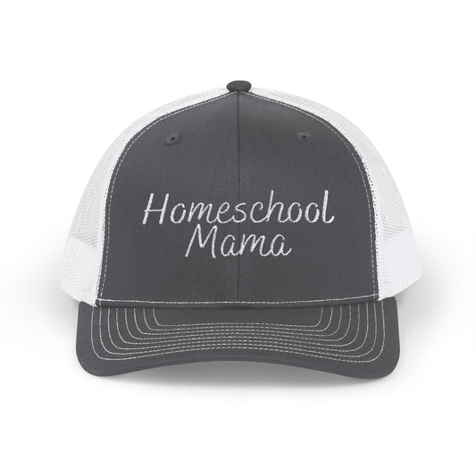 Homeschool Mama Snapback Trucker Cap