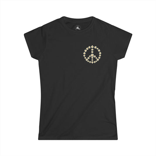 Flower Peace "Mama" - Women's Softstyle Tee